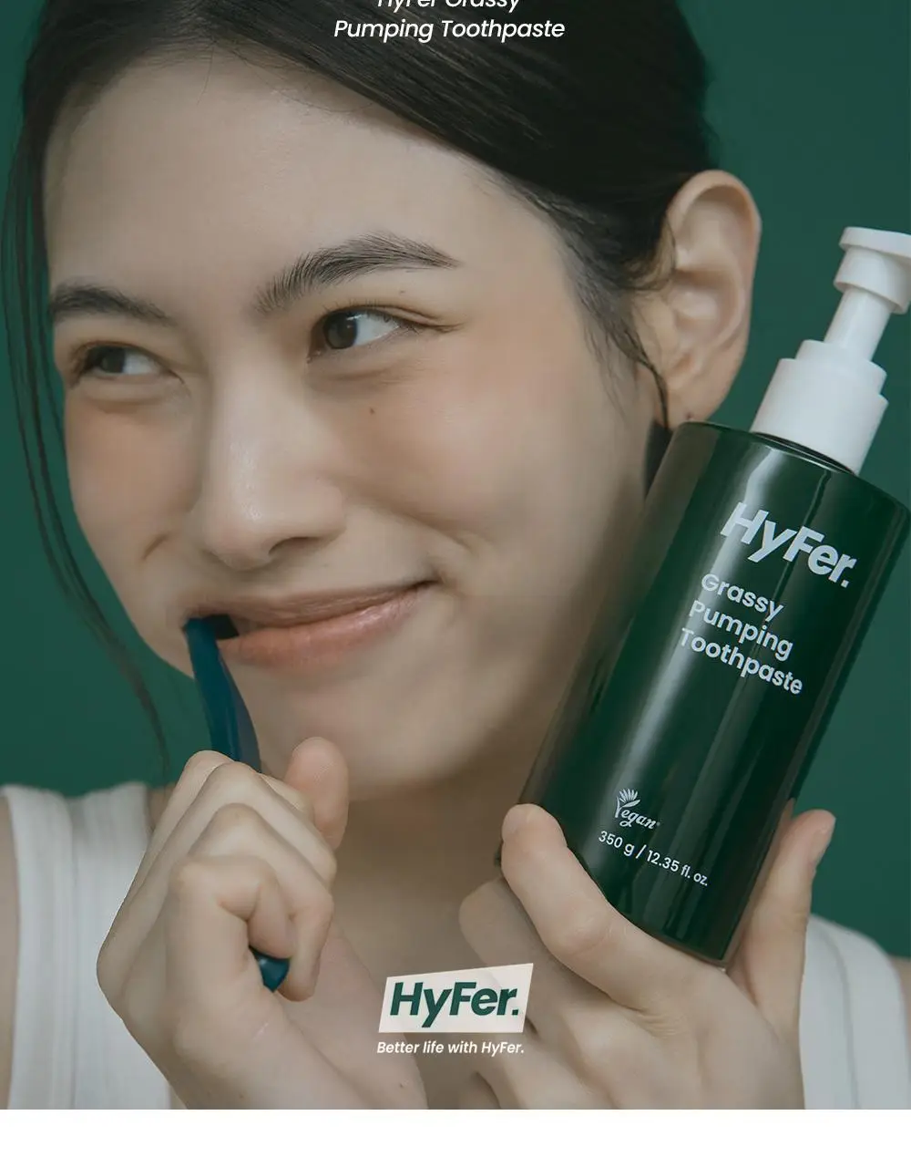 [치약4개분량]하이퍼 샐러드 펌핑치약 350g 상세페이지 16